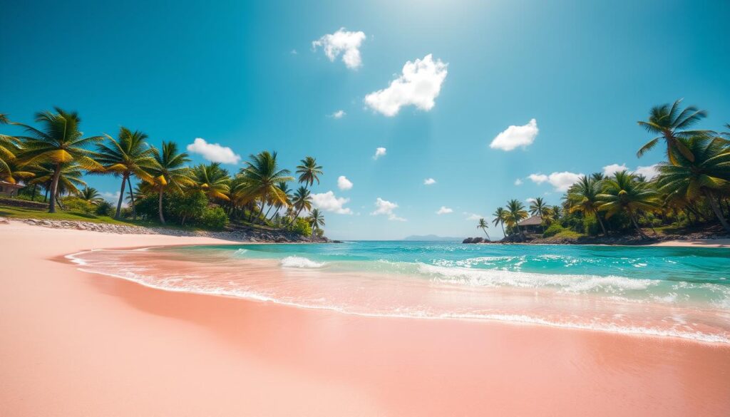 pink sand beach